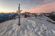 Sabato 7 dicembre 2013 – Monte Sodadura: Il rosso tramonto di Sant’Ambrogio - FOTOGALLERY